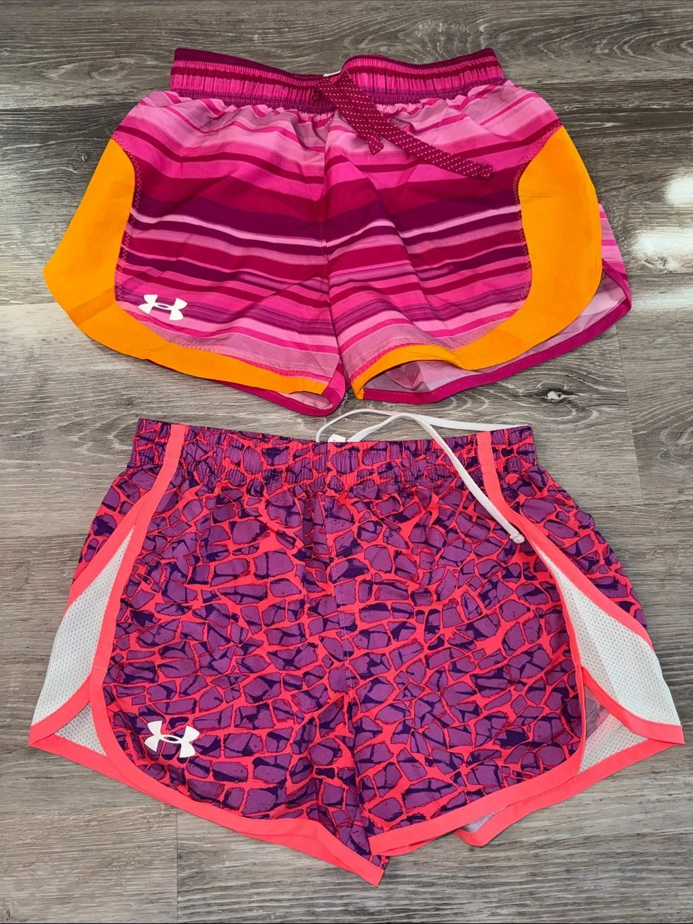 Under Armour Girls Athletic Shorts - Pack of 2
